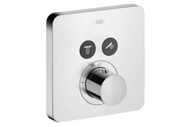 ShowerSelect Softcube Thermostatic Valve for 2 Outlets